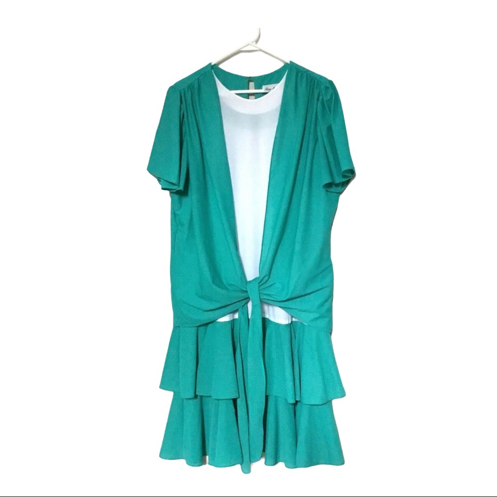 Risa Ann NY Multi-Color Layered Skirt Dress